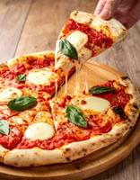 Freshly baked Neapolitan-style pizza